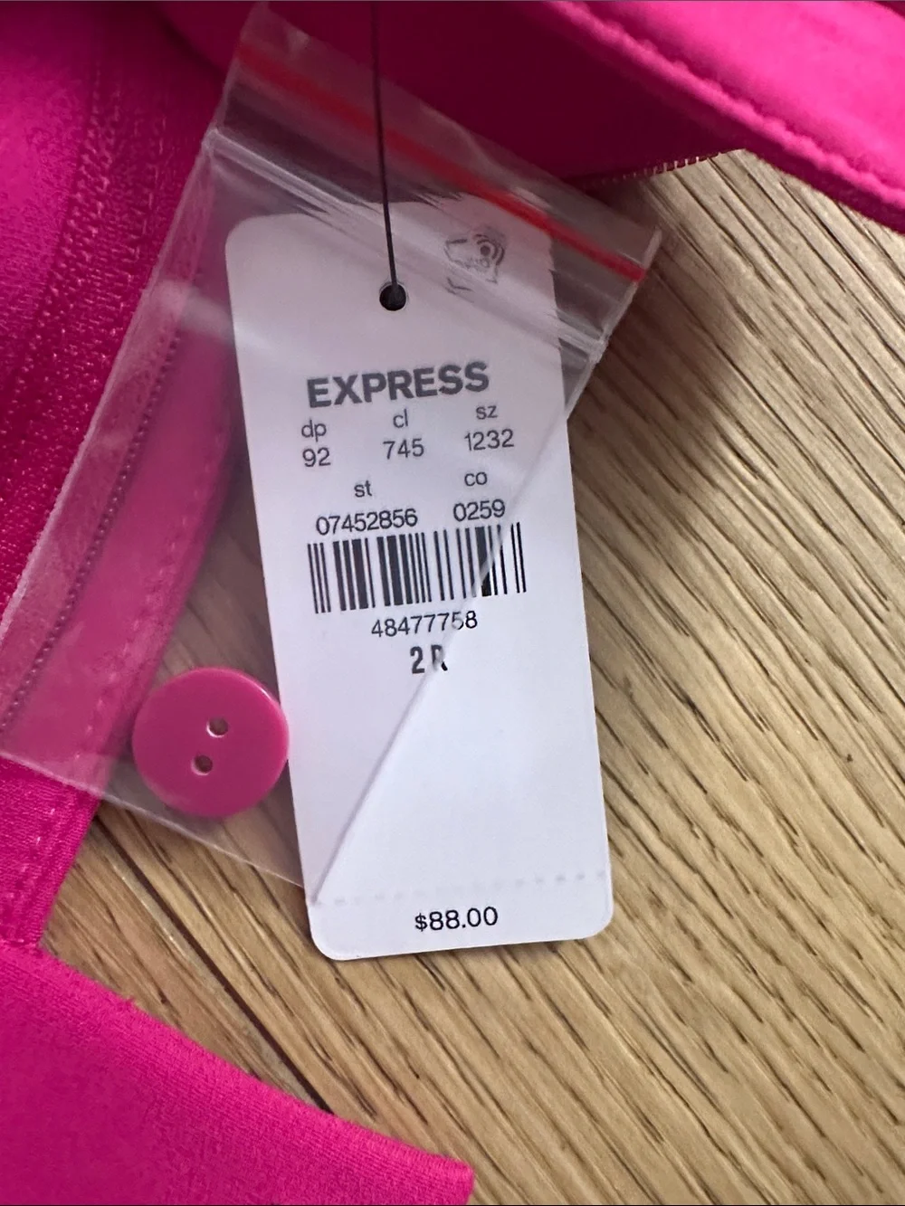 Women’s Pink Flared Dress Pants.